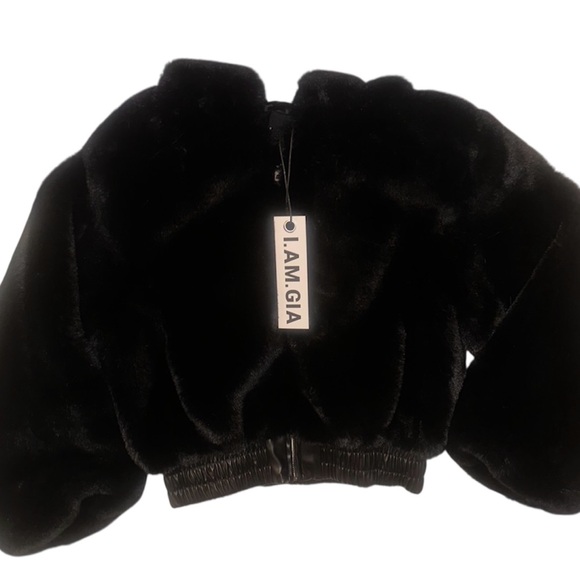 I.AM.GIA 717 JACKET IN BLACK. SIZE MEDIUM - Picture 2 of 7